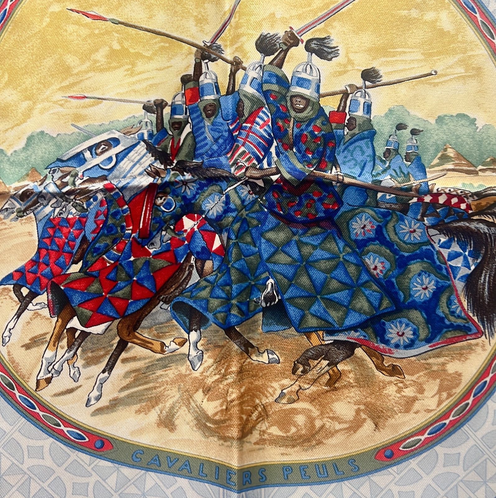 新品✨エルメス カレ90 スカーフ CAVALIERS PEULS プール族の 楽天市場】エルメス HERMES スカーフ カレ90 