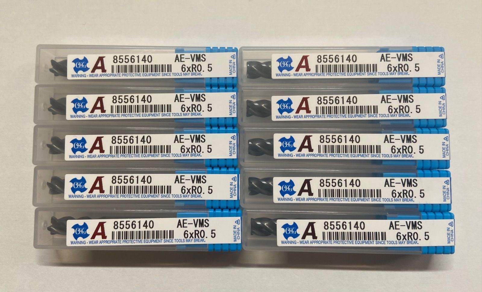 OSG AE-VMS φ10 まとめ売り OSG］ AE-VMS 10×R0.3 超硬エンドミル