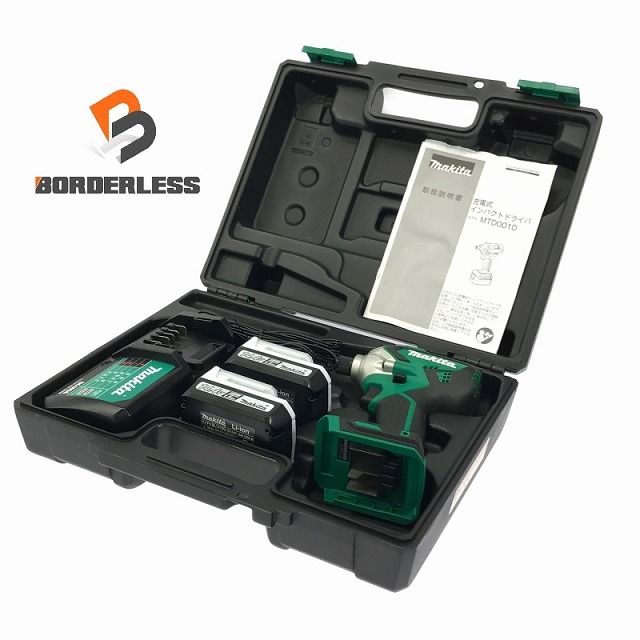 makita マキタ 14.4V 充電式インパクトドライバ MTD001DSX バッテリー2個 14.4V 1.5Ah 充電器 ケース付き 107426