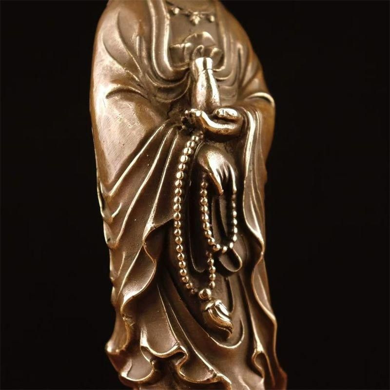 銅製 仏像 浄水観音菩薩仏像 仏間供養 銅製品 工芸品 置物 銅製 仏像 浄水観音菩薩仏像 仏間供養 銅製品 工芸品 置物