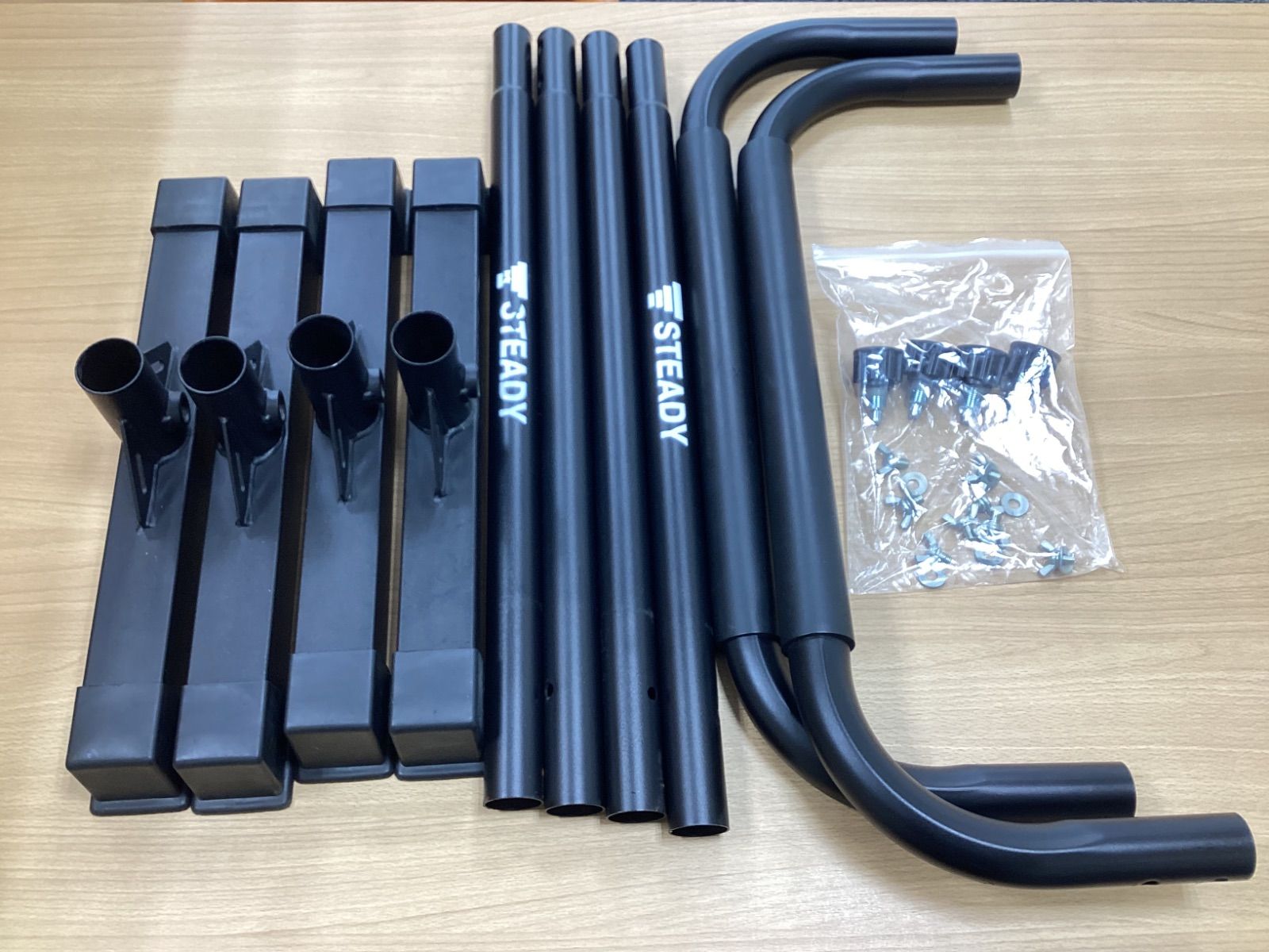 STEADY Urban Wood Dips Bar【木製/都会的デザイン/耐荷重150kg/タフさ×美