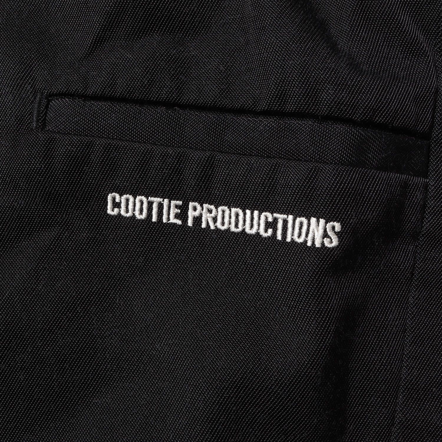 COOTIE クーティー パンツ サイズ:M 19SS N/Cツイル ワイド ワーク ショーツ N/C Twill X Wide Shorts  ブラック 黒 ボトムス ズボン ショートパンツ【メンズ】