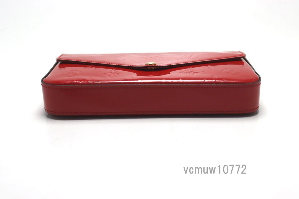 近年モデル希少美中古□ルイヴィトン ヴェルニ ポシェットフェリシー  