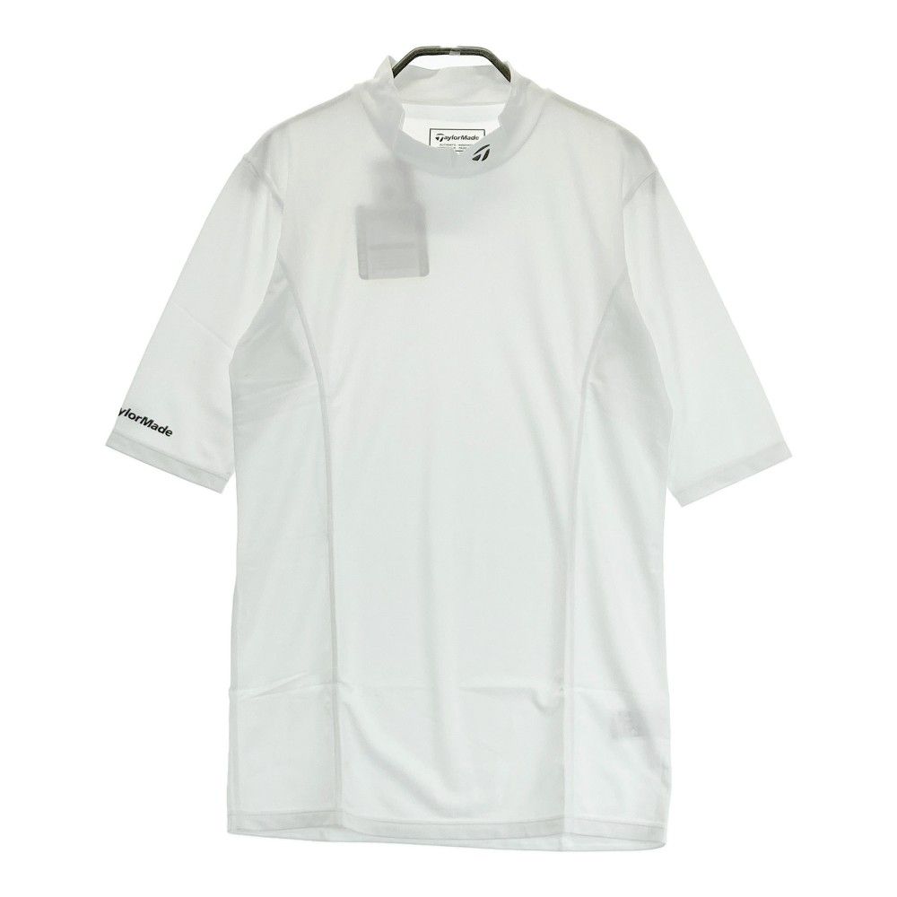 TaylorMade メンズ ゴルフシャツ L ホワイト サイズ：L TAYLOR MADE