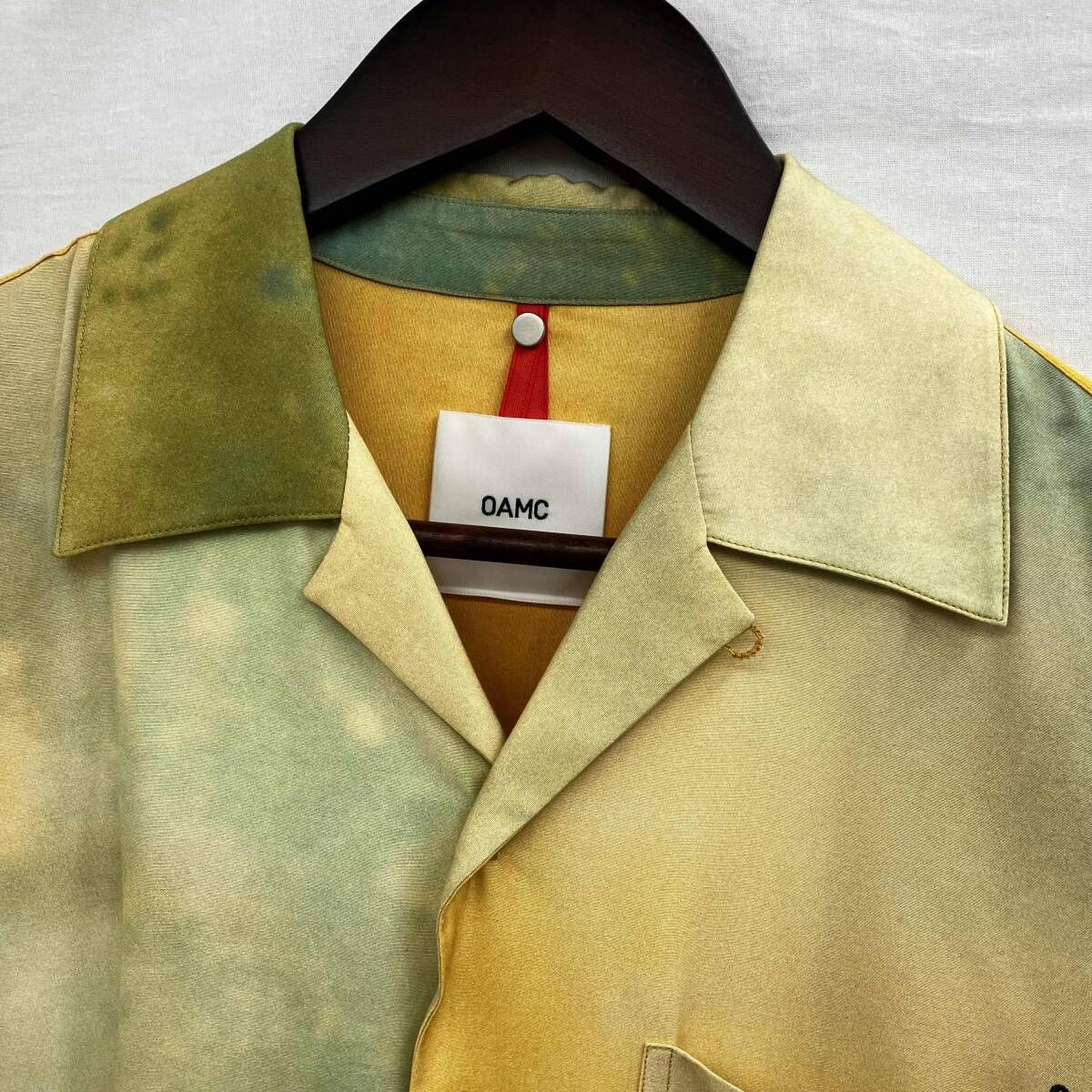 OAMC OAMU601566 VIC00018 汚れ加工|グラデーションシャツ 半袖シャツ サイズS 22SS