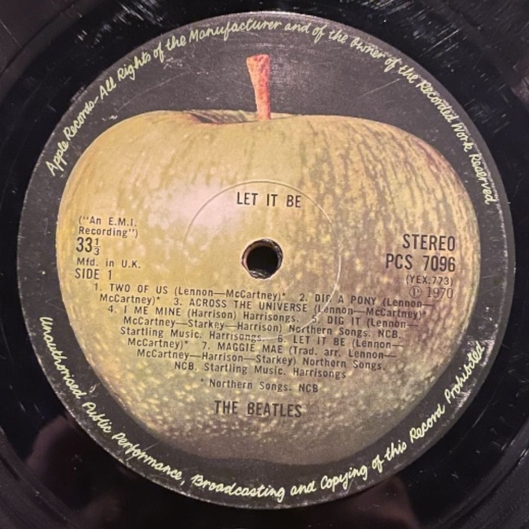 レコード　UK盤　ビートルズ　レットイットビー　送料込み UK盤】ザ・ビートルズ / レット・イット・ビー - メルカリ