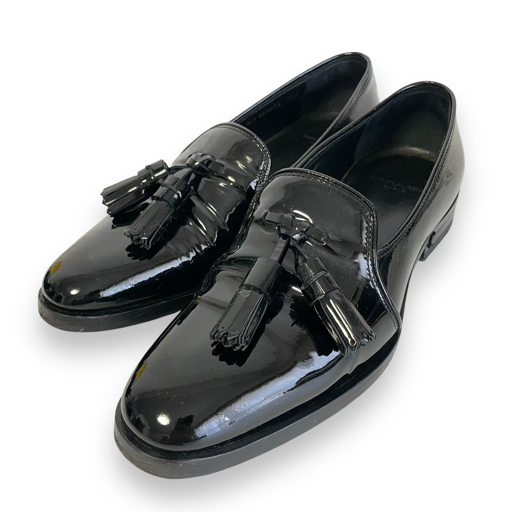 美品 SAINT LAURENT PARIS サンローランパリ パテントレザー 