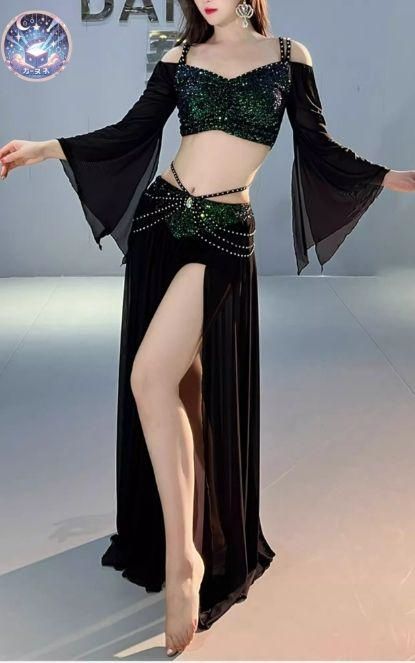 新品 未使用 新作 ベリーダンス衣装 ブラベルトスカートセット