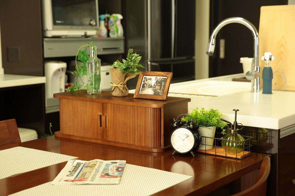 オスマック OSMAC 収納庫 幅60cm 完成品 調味料入れ キッチン収納 食器棚 カウンター上 軽量 竹製 ダークブラウン KTX-60DB NEXPOTALLINN_EU