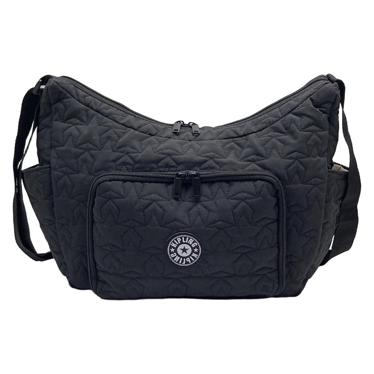 Kipling キプリング ショルダーバッグ - 黒 スター 星 |キルティング