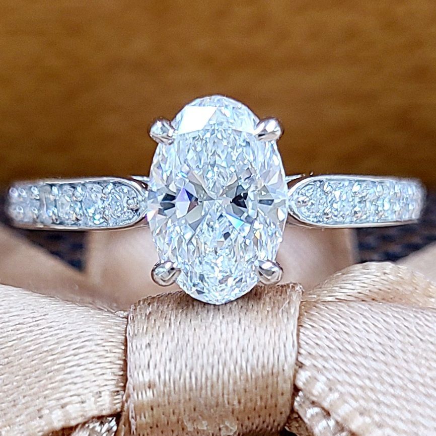 至高の輝き！超絶美！GIA 1ct D IF EX ダイヤモンド リング - メルカリ