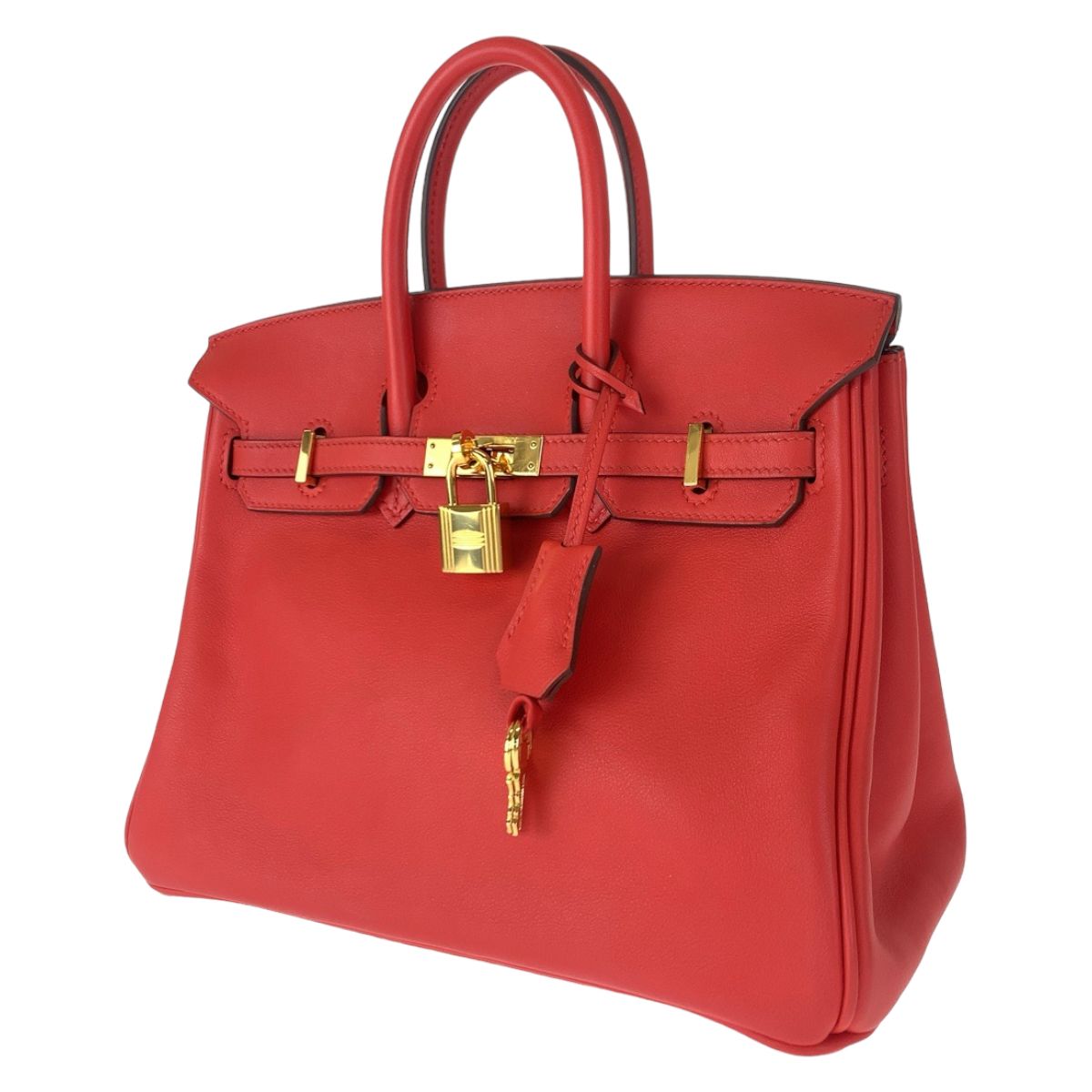 美品 HERMES エルメス バーキン25 ルージュトマト レッド 赤