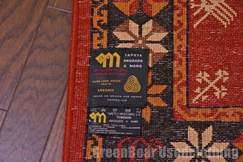 RAGY024 メキシコ製 小さめトライバルラグ インテリアマット