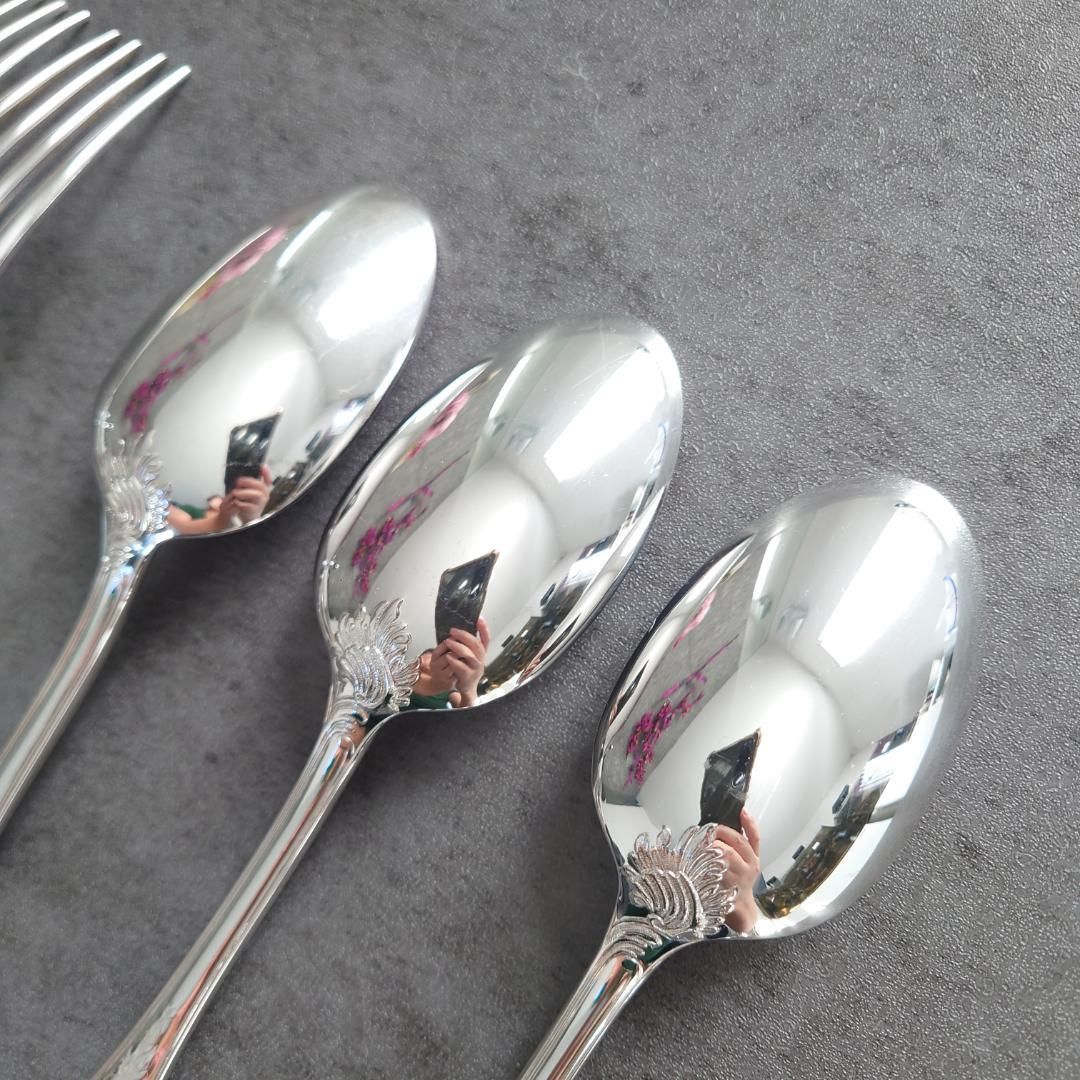 クリストフル マルリー スタンダード フォーク スプーン 6点 SKLAD-KIRPICHA_RU