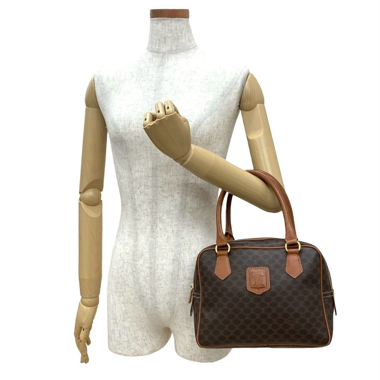 極 美品 CELINE セリーヌ ヴィンテージ マカダム ブラゾン