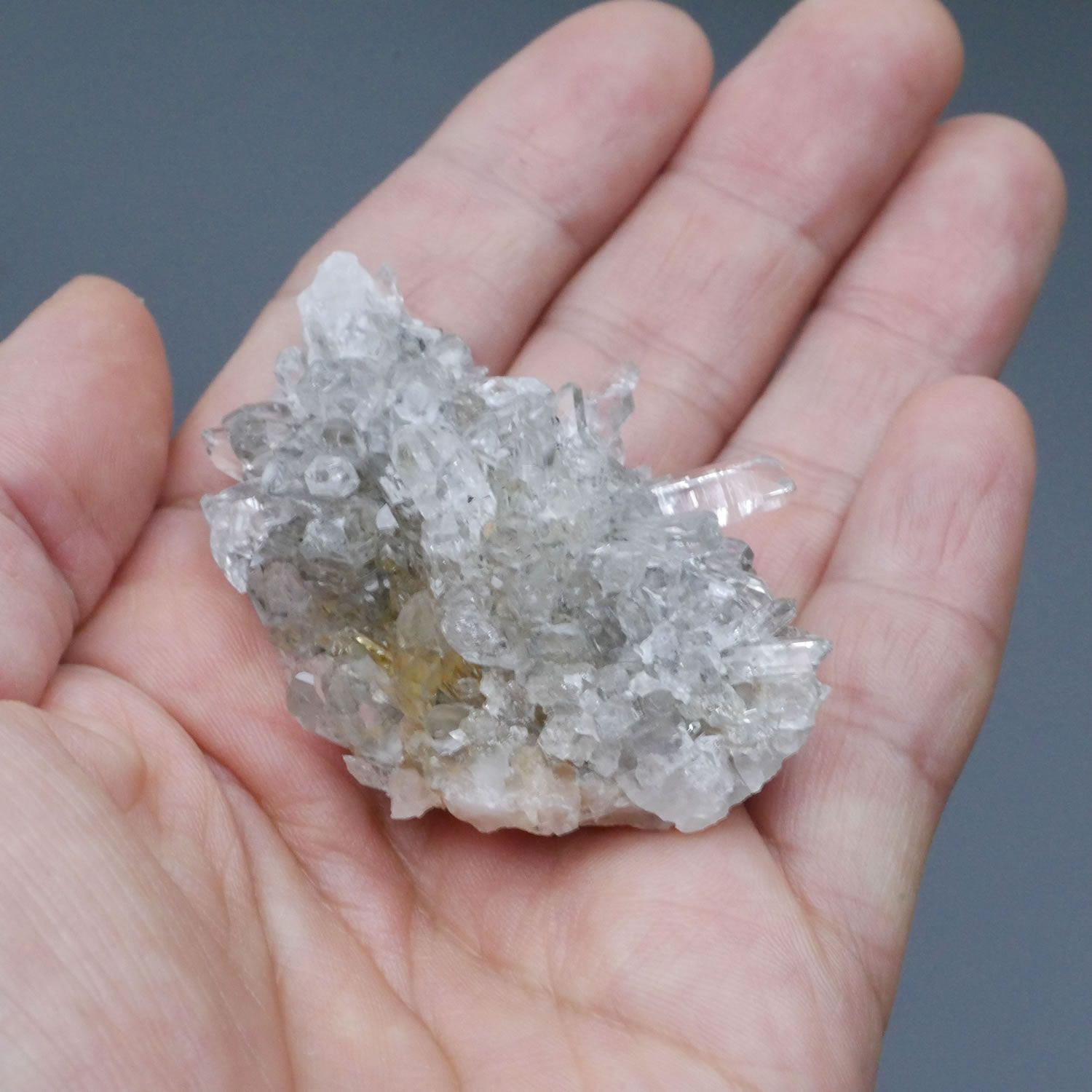 rin 菊花水晶 クラスター 超美人! 495 四川省産 菊花水晶 クラスター 1点物 約37g(天然シトリン内包