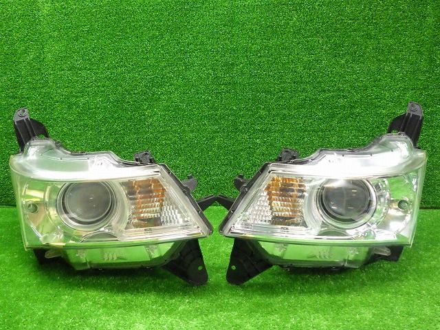 コーティング　比較的綺麗　MK21S　パレットSW　ルークス　ヘッドライト　左右　HID　100-59207　A　バラスト、レベ付き　241219116