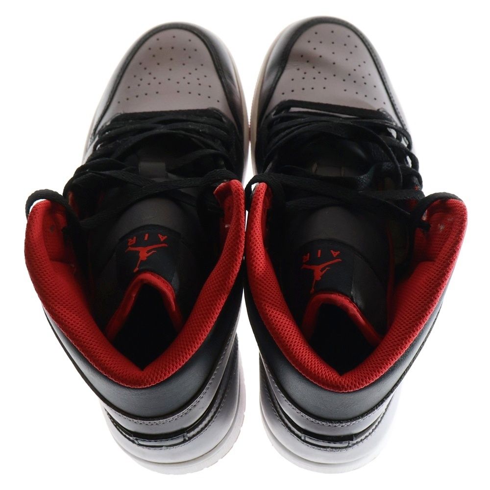 Air Jordan ミッドカット シューズ グレー✖️えんじ色　26cm ナイキ エア ジョーダン 1 ミッド | スタイルと快適性