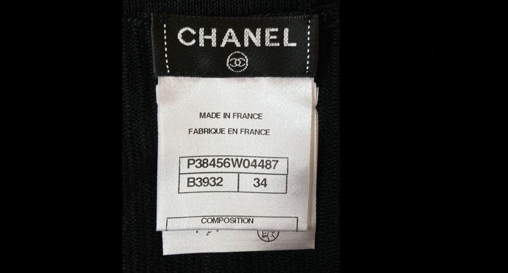 CHANEL】新品同様 シャネル・ブラック・ワンピース スリップ付 F34