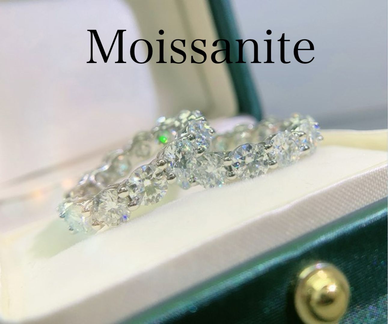 【 17号】モアサナイト フルエタニティ リング　5mm 楽天市場】☆半額クーポンで【5,900円】モアサナイト フル
