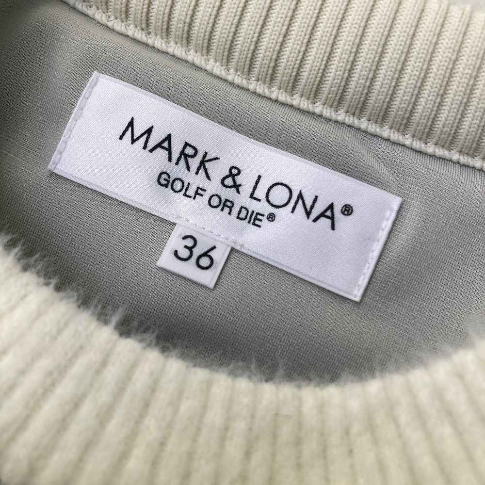 サイズ：36 MARK&amp;LONA マークアンドロナ  ニットセーター  ブラック系 [240101360841] ゴルフウェア レディース ストスト サイズ：36 MARK&LONA マークアンドロナ ニットセーター