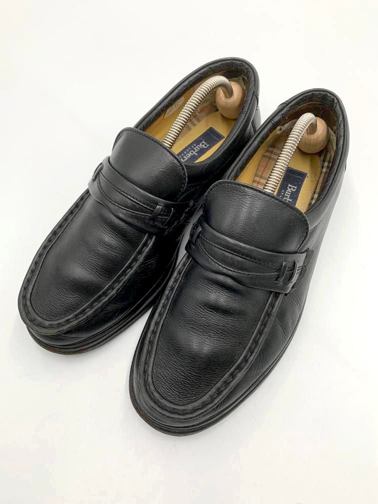 BURBERRY バーバリー タッセル ローファー レザー ノバチェック 極美品