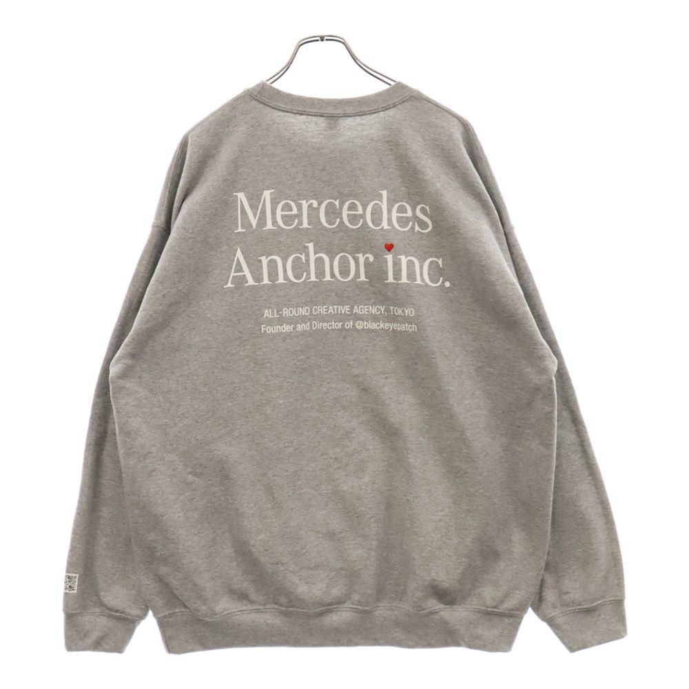 【美品】メルセデスアンカーインク スウェット　トレーナー Mercedes Anchor Inc．(メルセデスアンカーインク) Crew Sweat