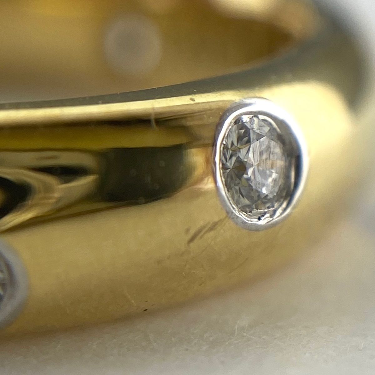 ティファニー TIFFANY&Co. ドッツ リング YG イエローゴールド  