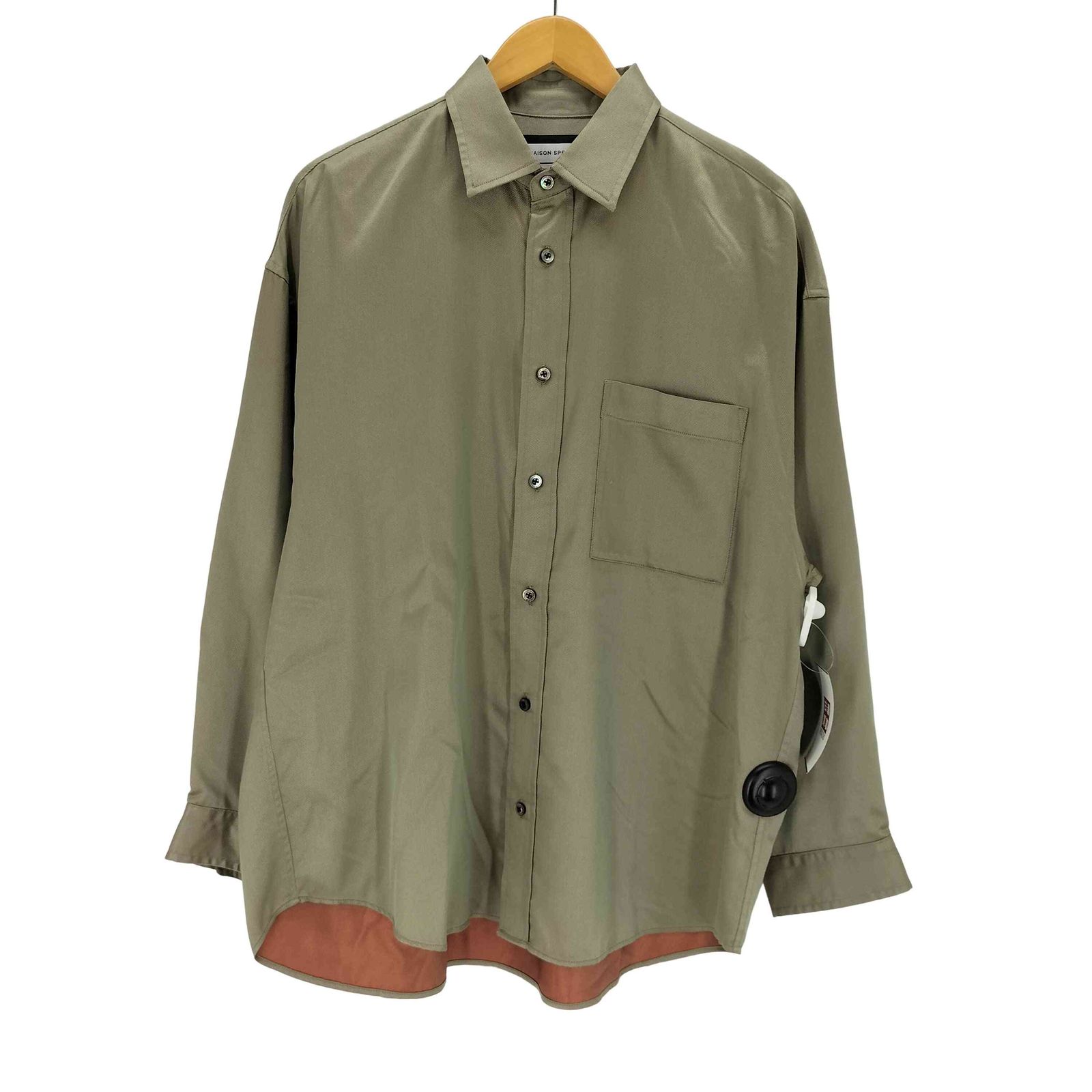 メゾン MAISON SPECIAL Prime-Over Silk Twill Shirt メンズ 00