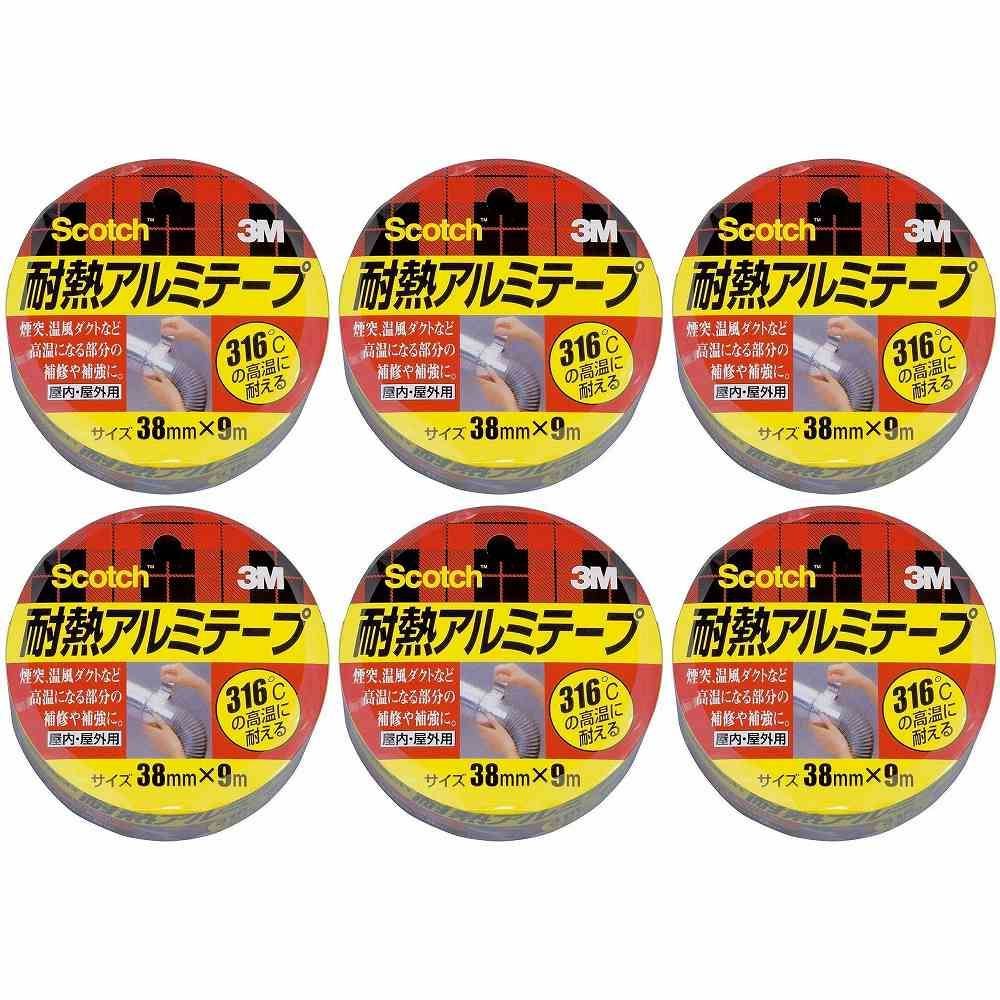 3M スコッチ 耐熱アルミテープ 38mm×9m ALT-38 - 粘着テープ