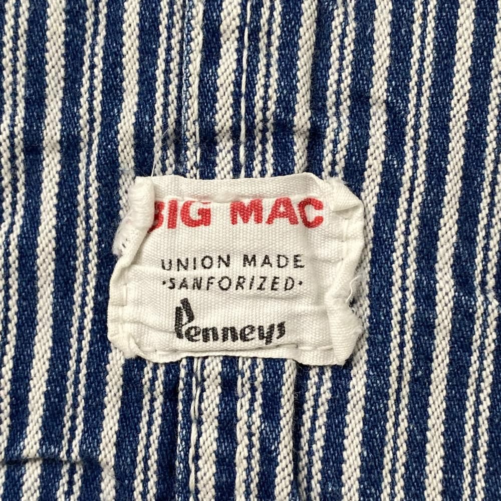 MAC ヒッコリーストライプオーバーオール