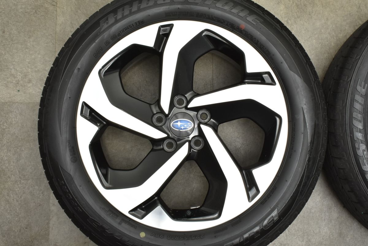 ③FC-01 18インチ 7J +48 5H 114.3 フォレスター・セレナ他 新車外し品】スバル SL フォレスター 純正 18in 7J +48 PCD114.3