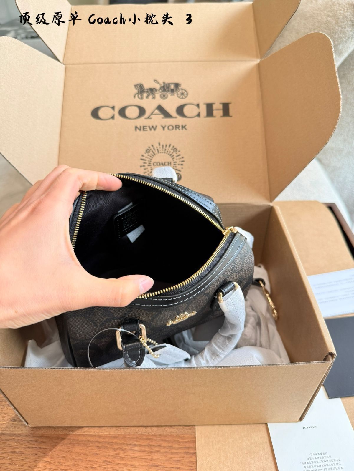 今日特価】Coach 最新型 Rowan シリーズミニボストンバッグ
