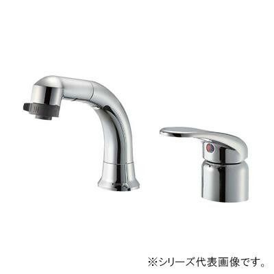 三栄 SANEI U-MIX シングルスプレー混合栓 洗髪用 寒冷地用 K37110EJK-C-13