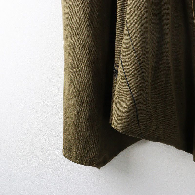 玉木新雌 タマキニイメ tamaki niime tarun pants long タルンパンツ ロング カーキ┃ワイドサルエルパンツ 2400014587104 WWW_DECORATOM_COM_BR