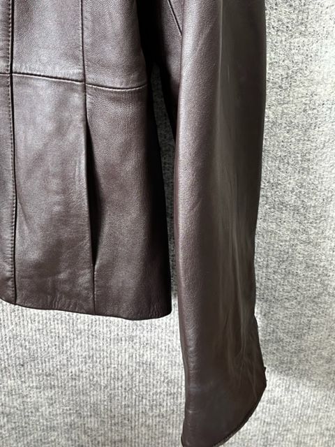レザージャケット　シープスキン　ブラウン
