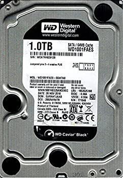 【中古】「非常に良い」Western Digital WD1001FAES-55W7A0 1TB DCM: EARNHTJAAB [並行輸入品]