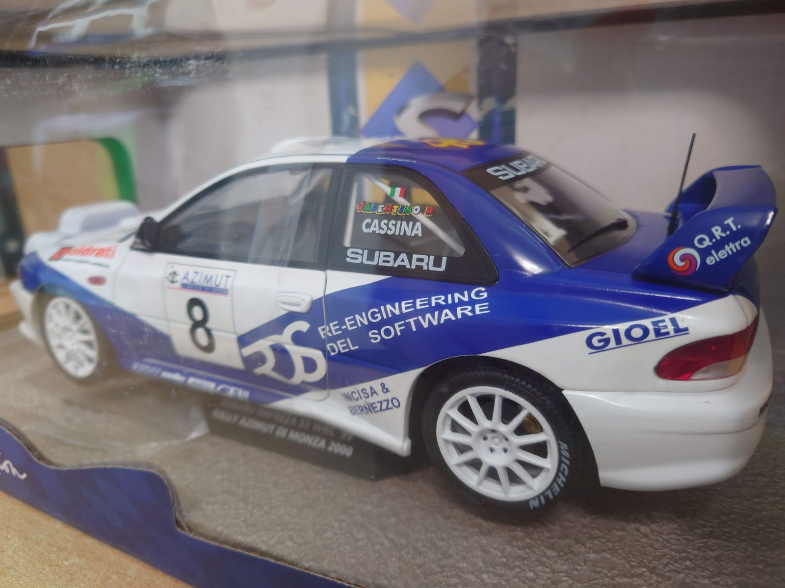 1/18 スバル インプレッサ S5 WRCラリー アジムット2000 ソリド製 1/18 スバル インプレッサ S5 WRCラリー アジムット・ディ・モンツァ