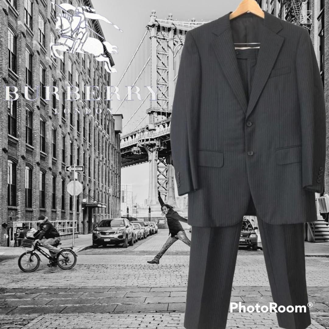 純正新作BURBERRYLondon スーツ セットアップ ブラック スーツ・フォーマル・ドレス