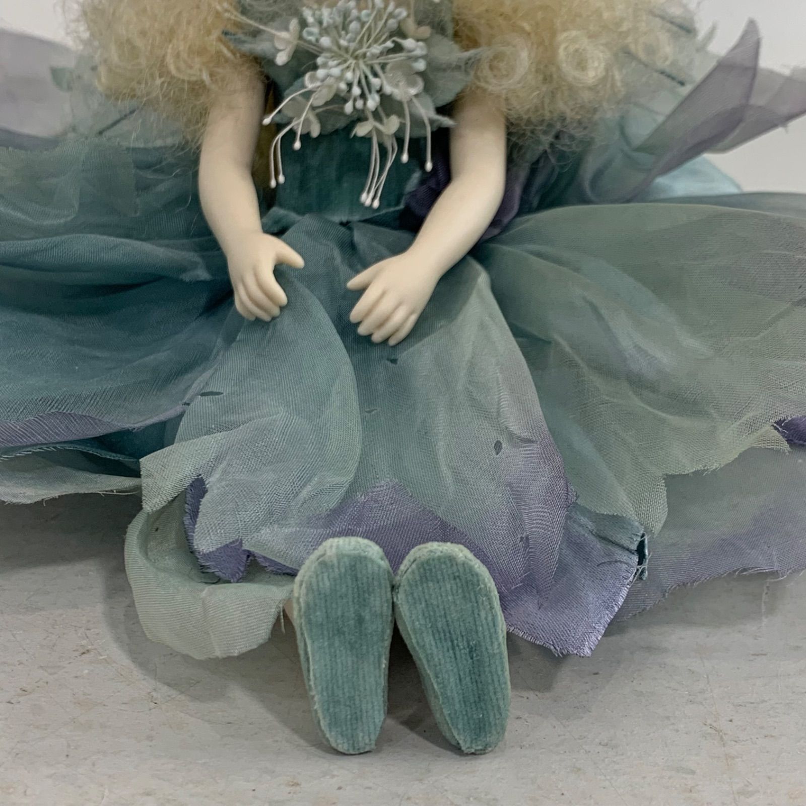 妖精 置物 若月まり子 お花の妖精人形♪ エルフィンフローリー