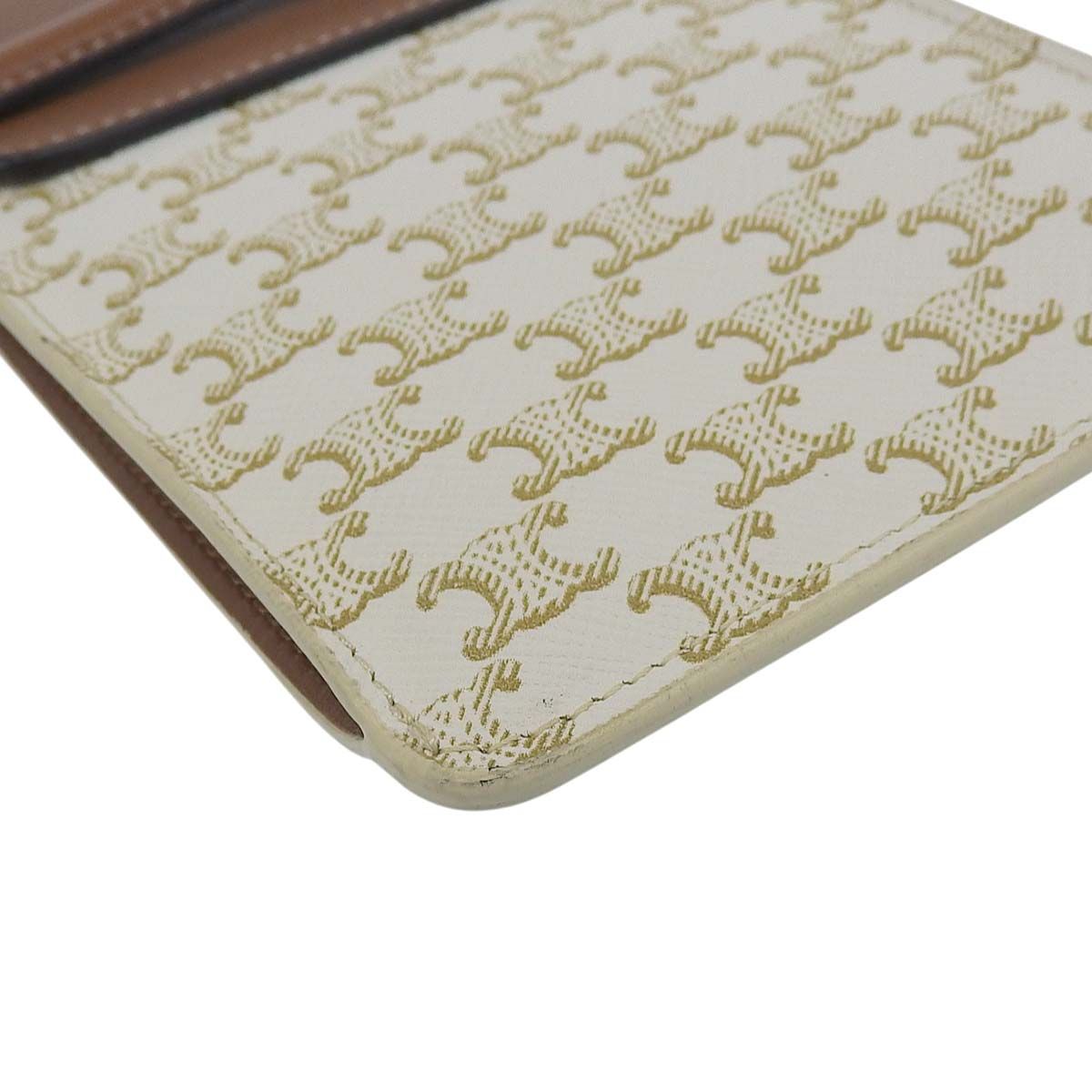 【国内発送】フラップ付きモバイルポーチ /トリオンフキャンバス セリーヌ CELINE トリオンフ フラップ付モバイルポーチ 斜め掛け