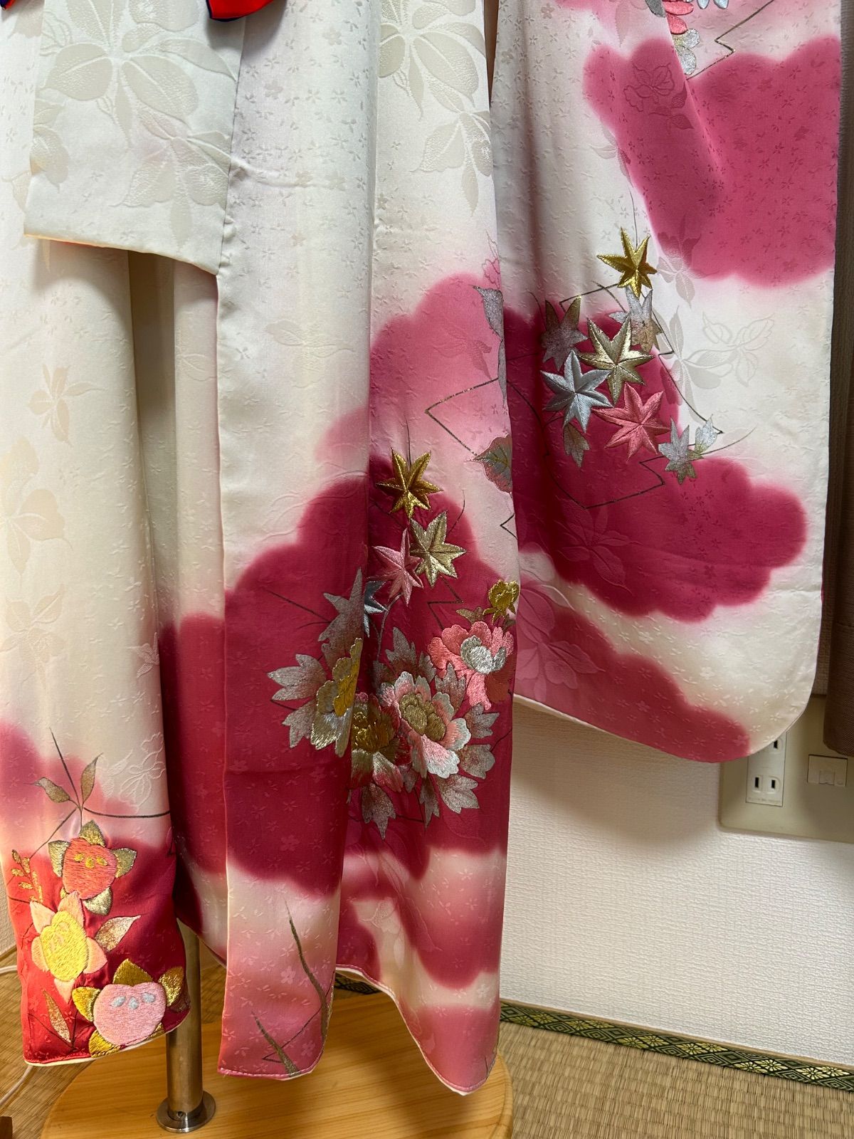 シルクガウン 正絹長さ約125cm