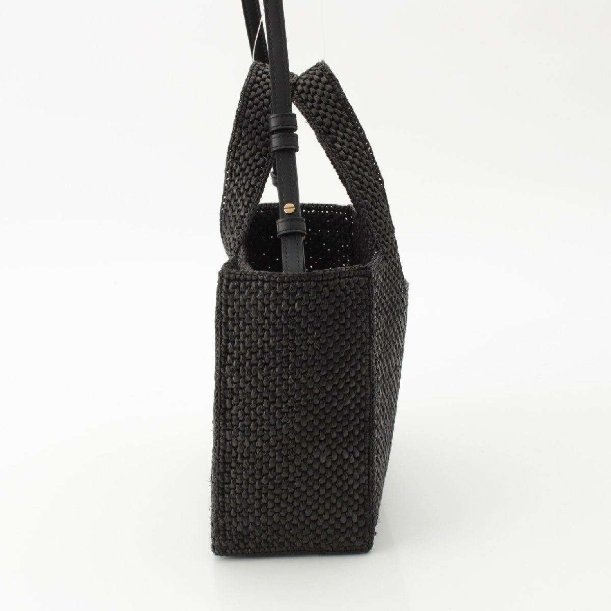 ロエベフォント トート スモール（ラフィ ア）ブラック新品 LOEWE