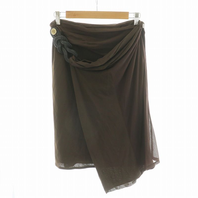 GUCCI 巻きスカート レザーベルト✨グッチ GUCCI スカート 巻き