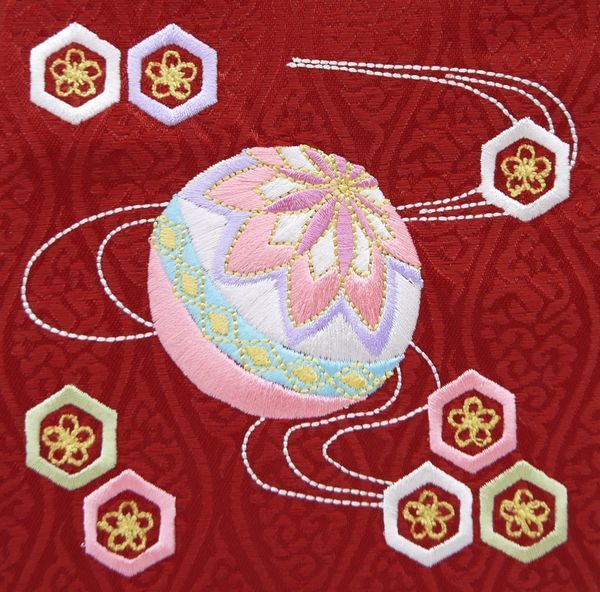 名前旗 特中サイズ 刺繍 女の子 名入れ代込 土台セット 流水にマリ WWW_NOITHATQUANGTHANH_NET