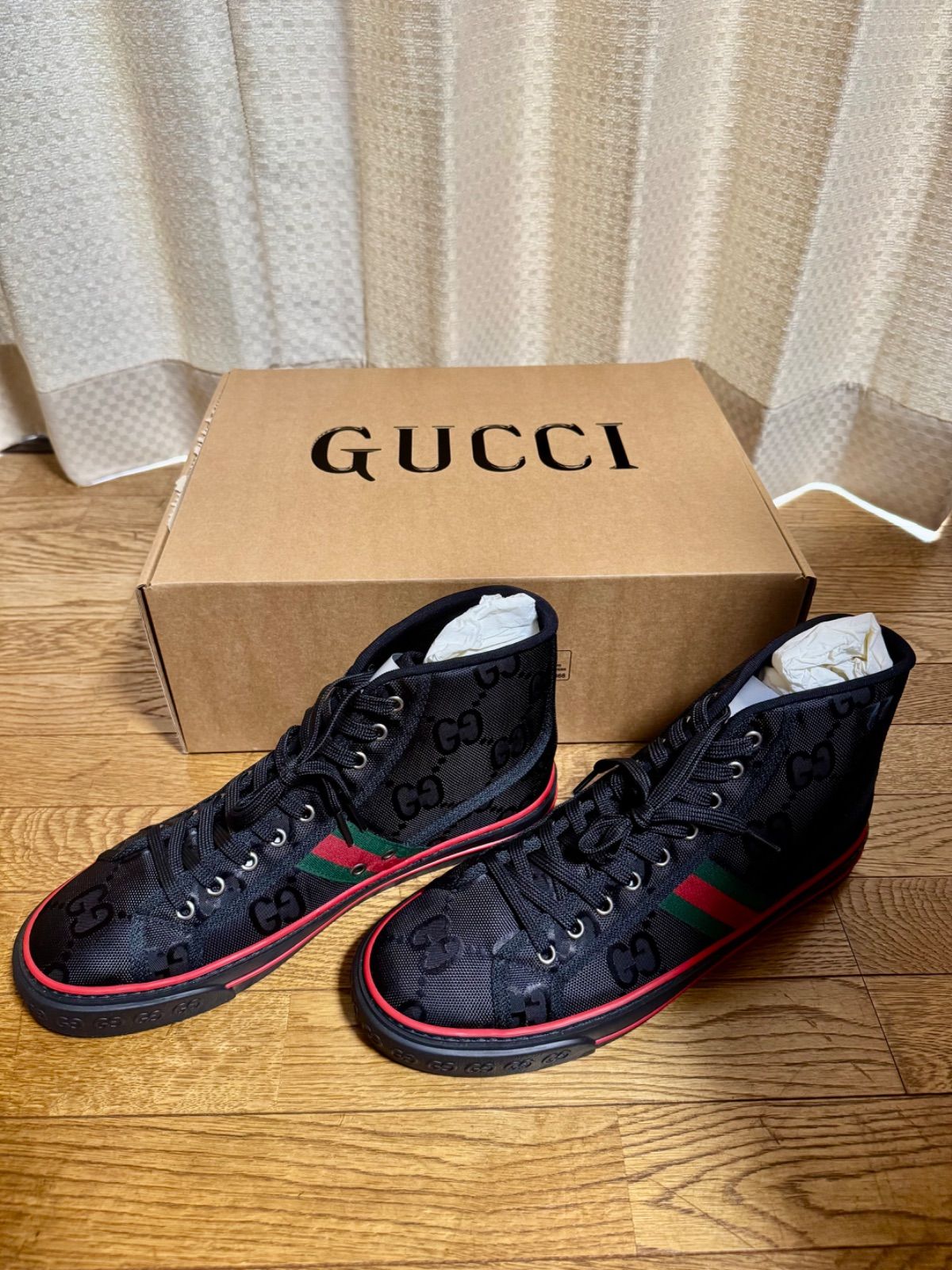 ◽️新品未使用◽️GUCCI◽️ハイトップスニーカー◽️9◽️日本