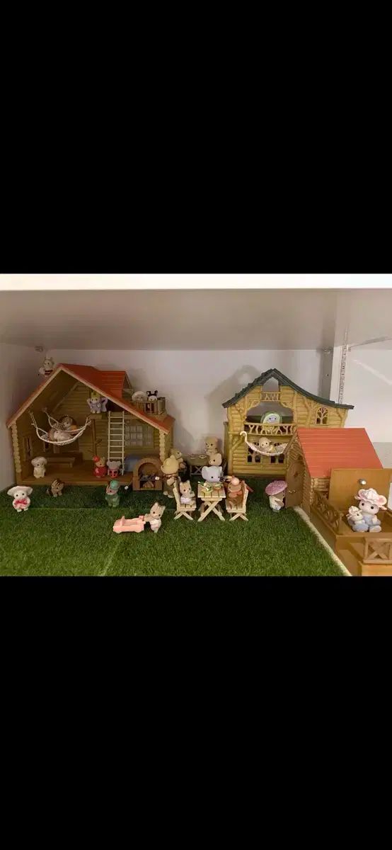 【雷市場（ポンジャン）商品韓国直送】 Sylvanian Families(シルバニアファミリー) 写真の中 建物 まとめ売り