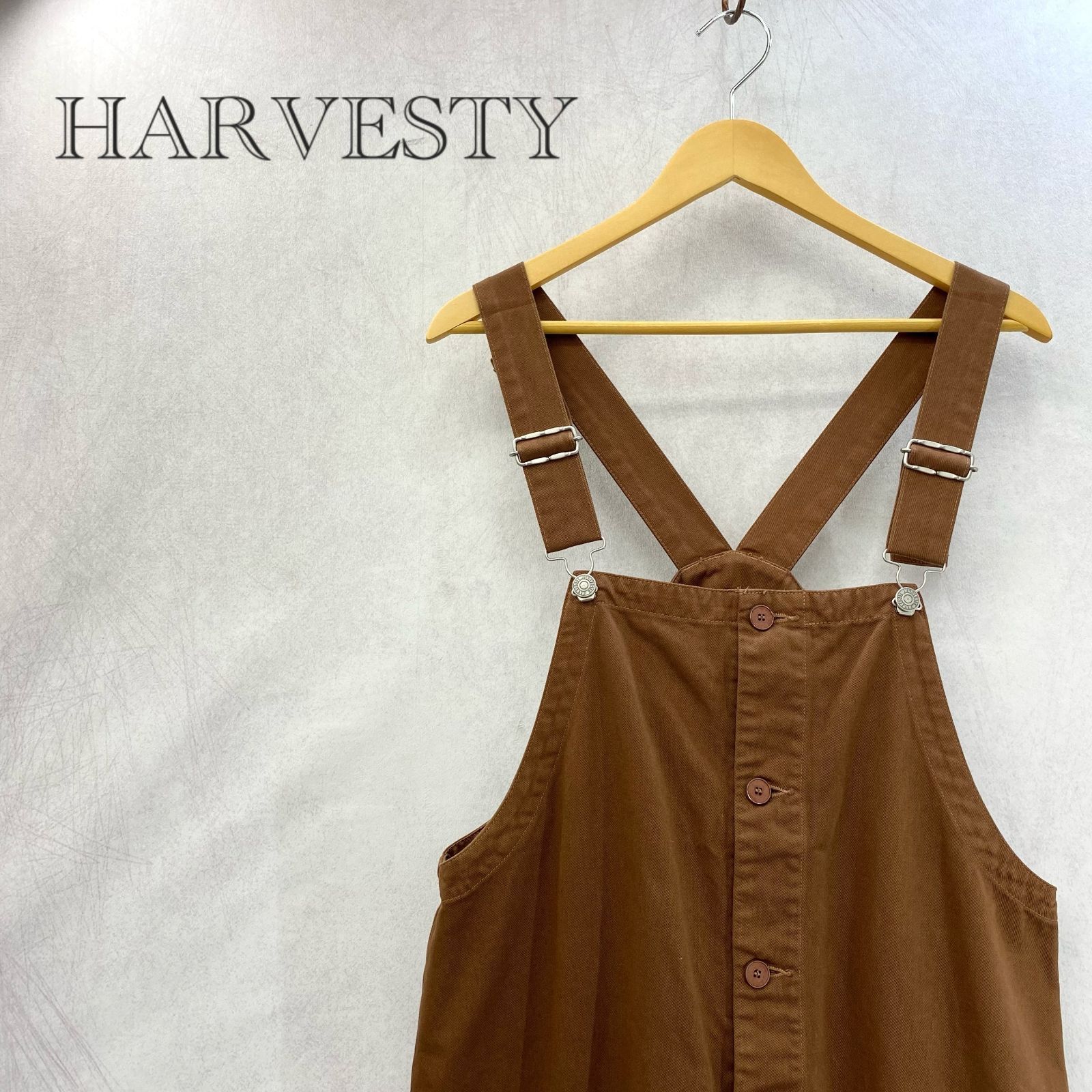 ハーベスティ オーバーオール アイボリー サイズ1 HARVESTY ハーベスティ CHINO CLOTH OVERALLS チノクロス