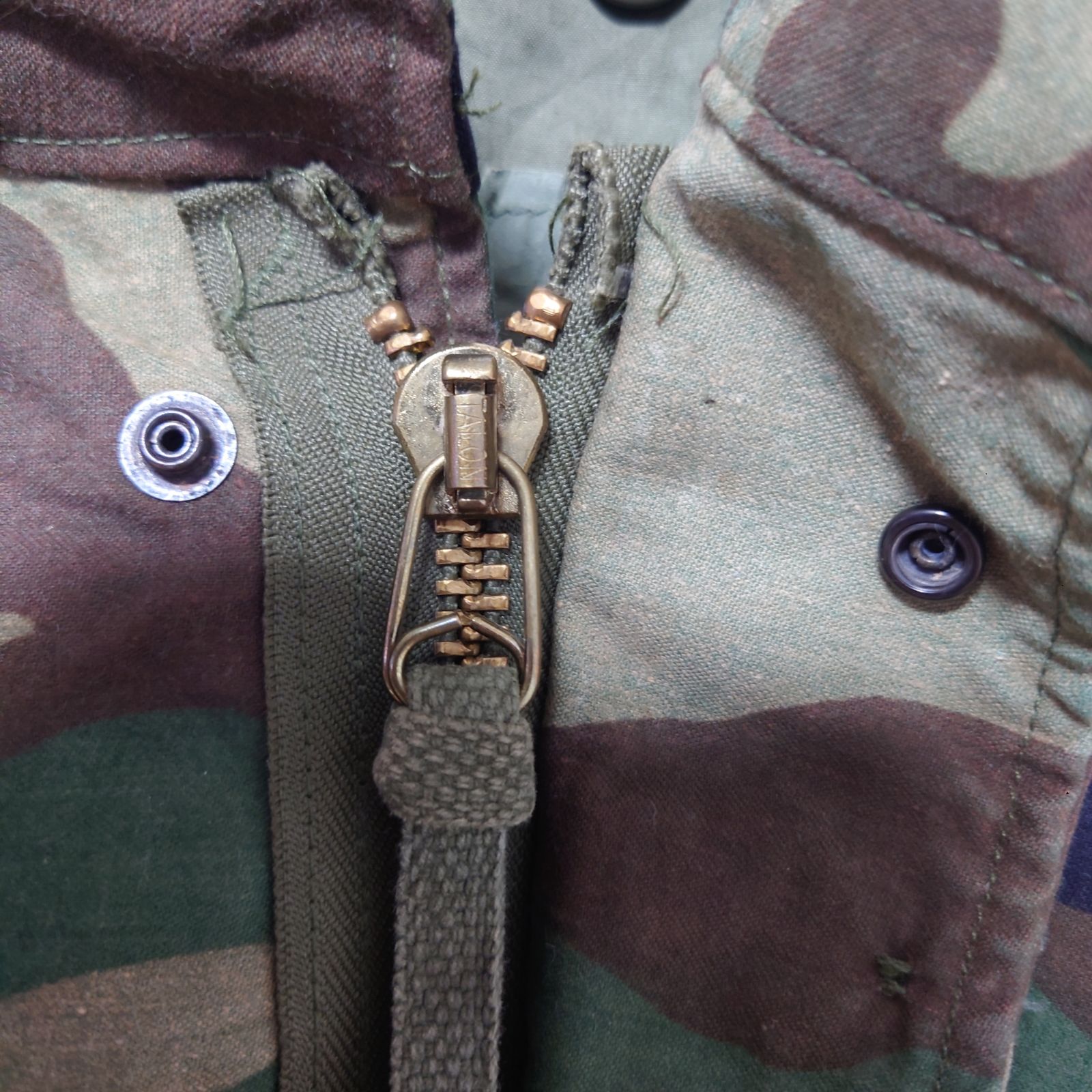 US ARMY】86年納入 M-65 3rd ウッドランドカモ フィールドジャケット S 