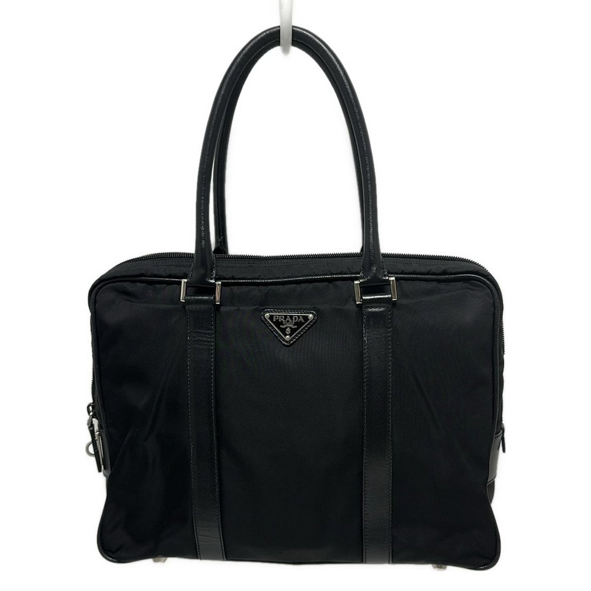 PRADA プラダ ビジネスバッグ - 黒 本体ロックなし レザー